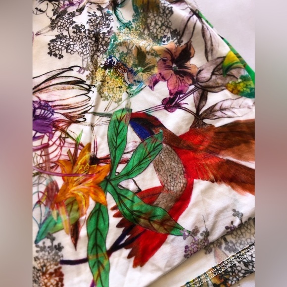 Vibrant Colourful Floral Wrap Dress - Picture 8 of 15